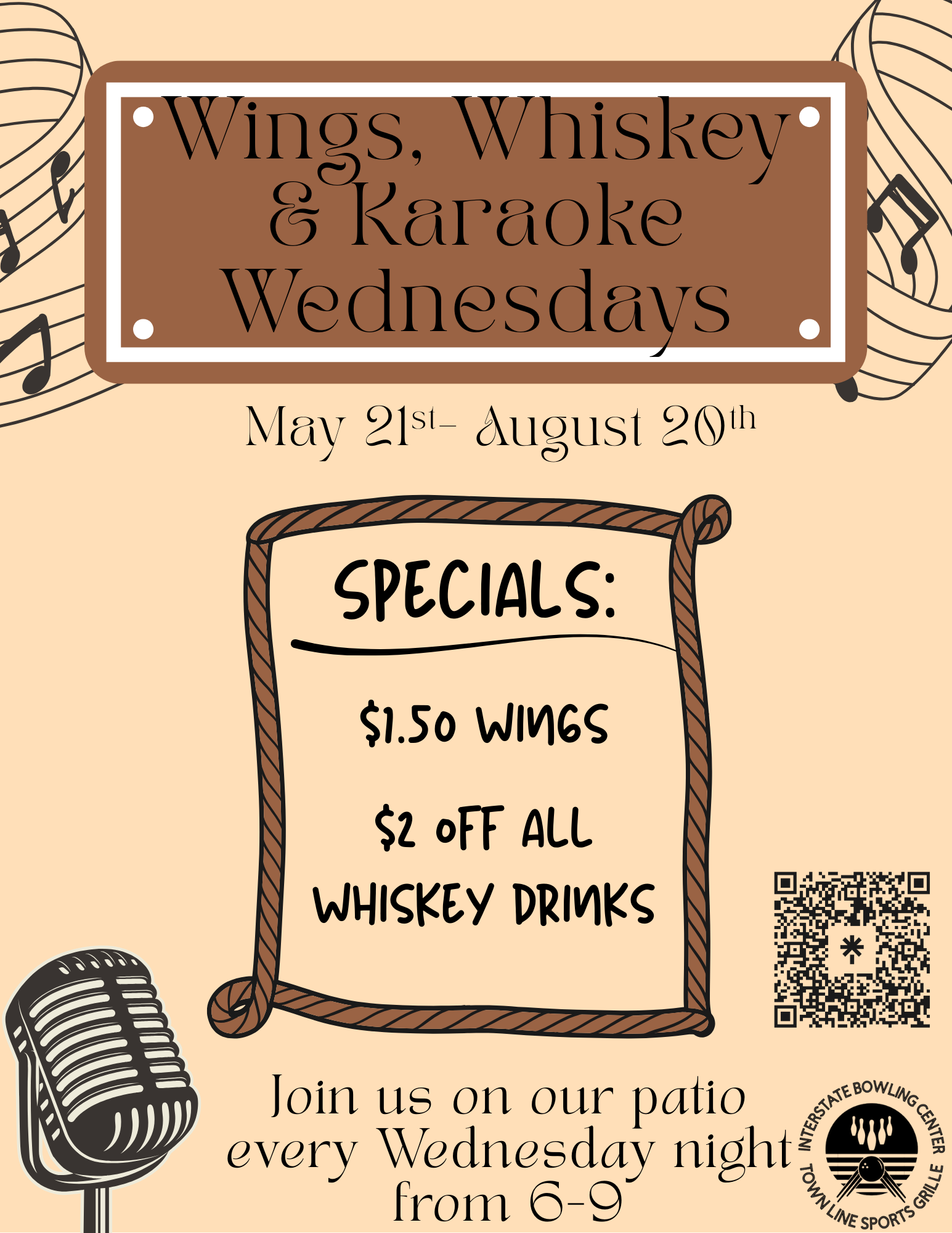 Whiskey Wings & Karoake